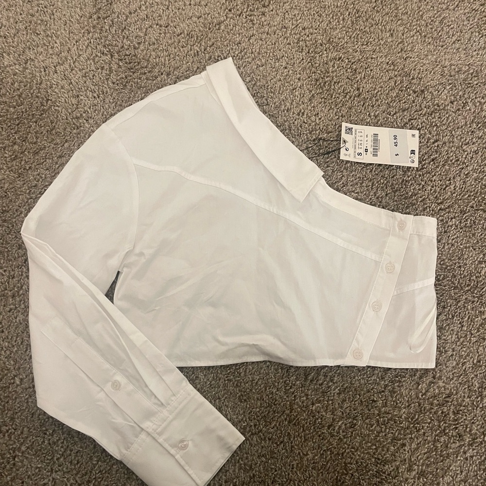 Zara Elegant White Blouse